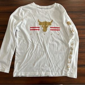 Under Armour Project Rock Respect Boys Youth Medium